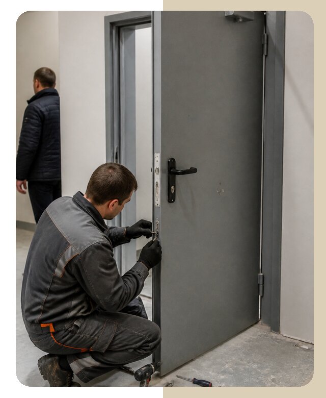 Ремонт противопожарной двери в Киселёвске по цене 6683 р. | ДвериЛегко-Кис